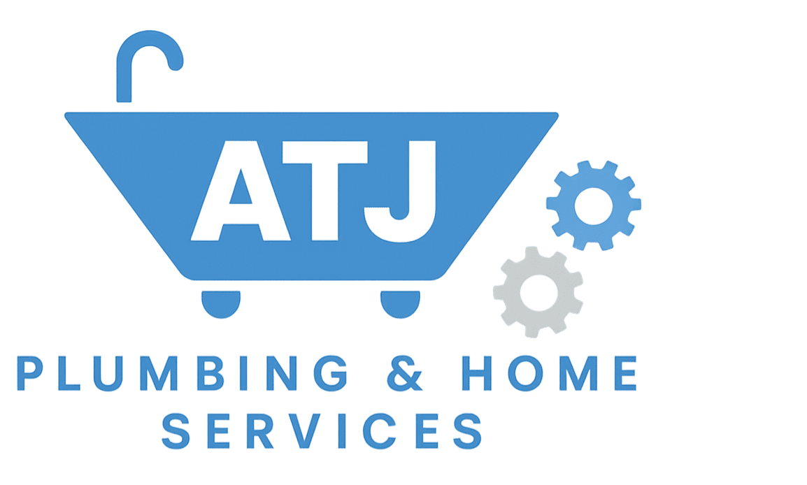 atj plumbing and home services logo header